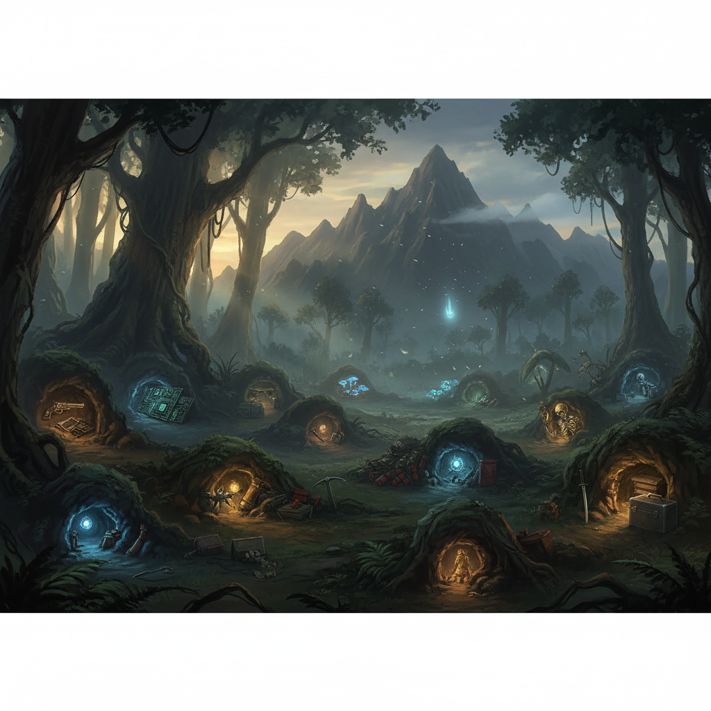 All 12 Cave Locations and Their Loot in Sons of the Forest — illustration