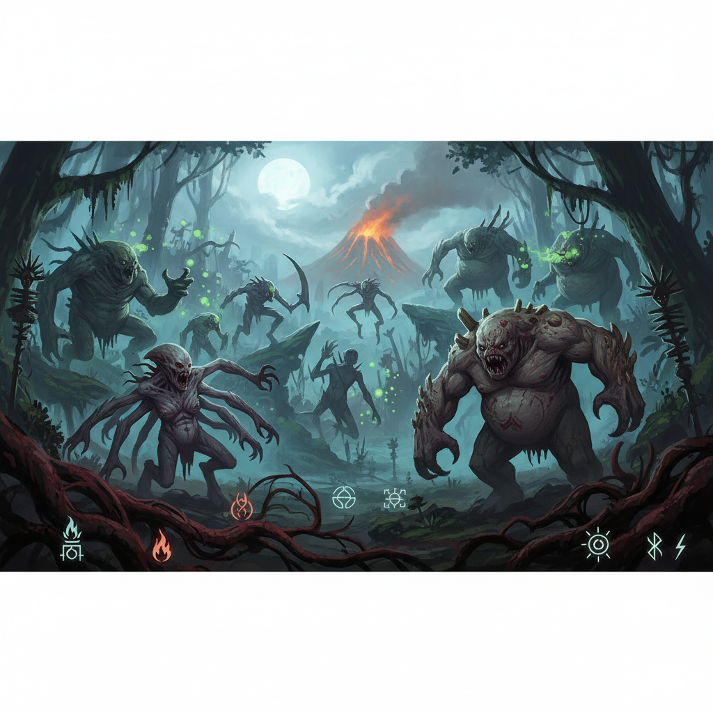 Sons of the Forest: All Mutant Types and Their Weaknesses — illustration