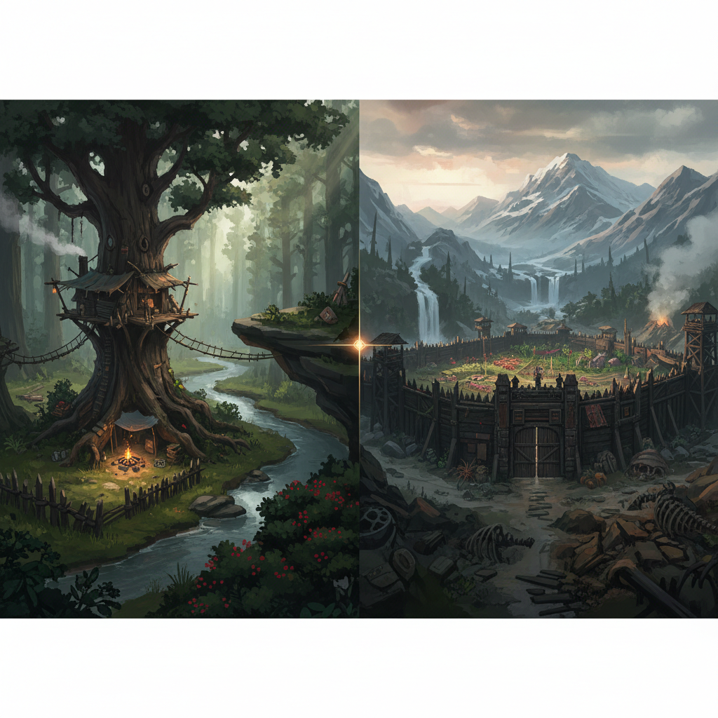 Best Base Locations for Early and Late Game Survival in Sons of the Forest — illustration