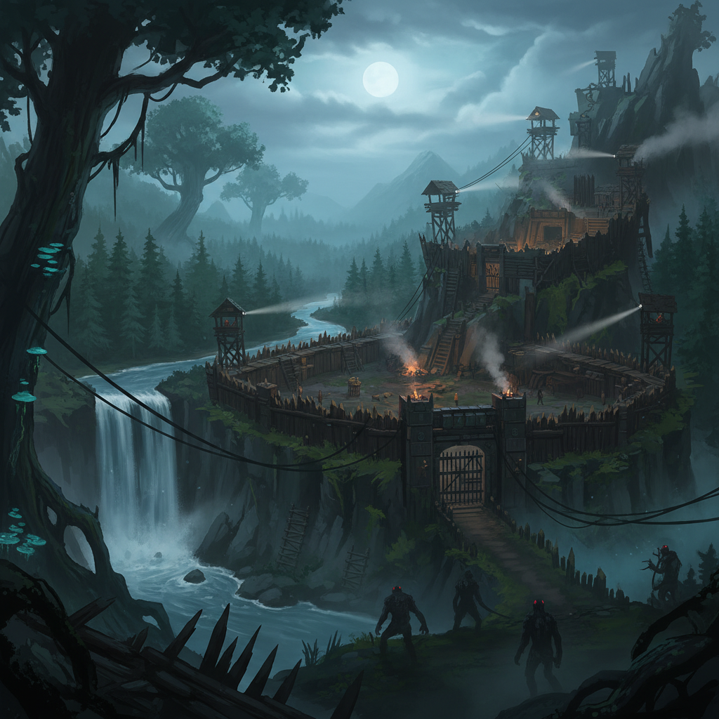 Building the Perfect Base: Optimal Locations and Defensive Strategies in Sons of the Forest — illustration