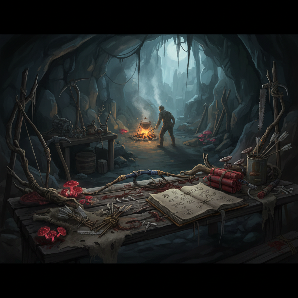 Sons of the Forest Crafting Recipes List — illustration