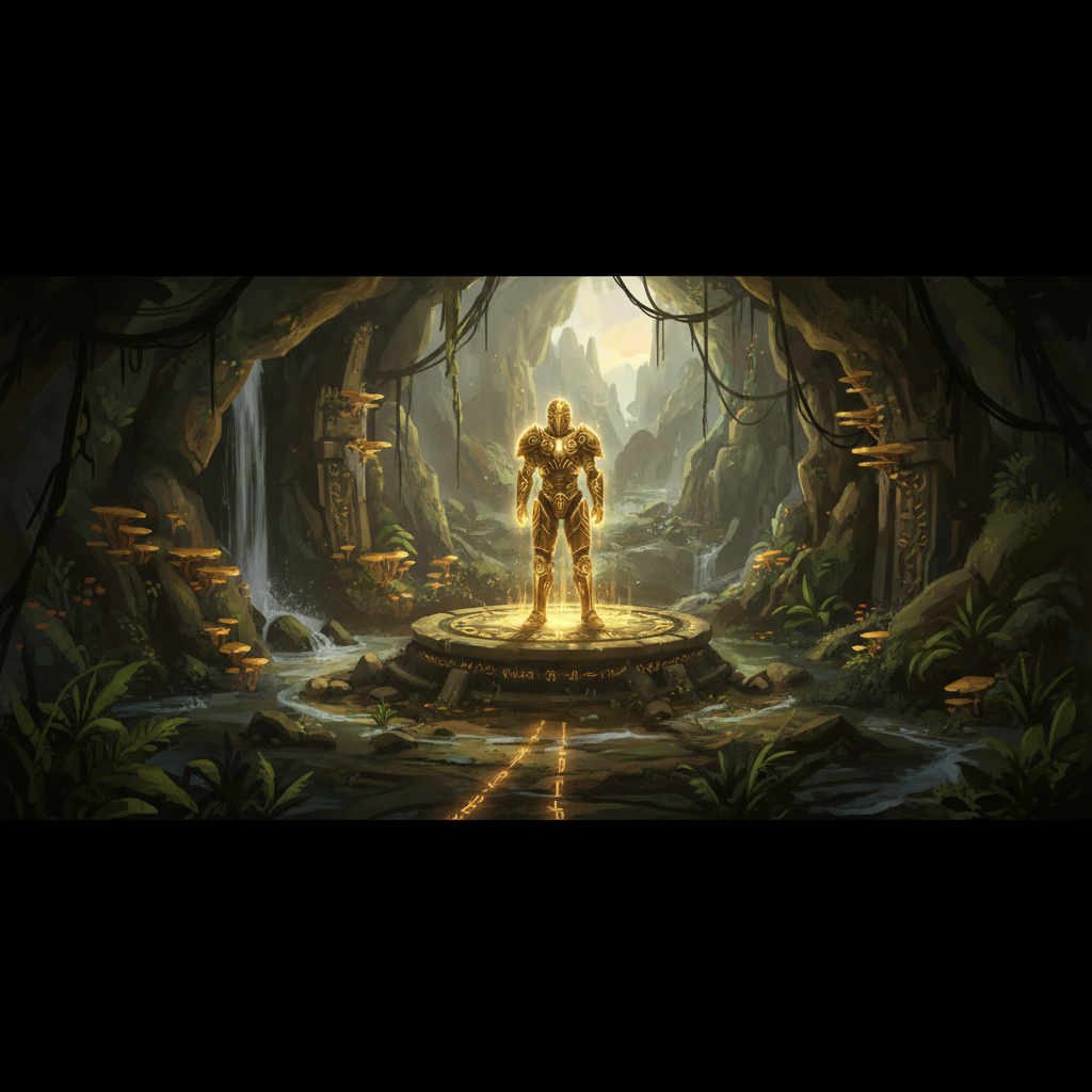 Sons of the Forest Golden Armor Location Guide — illustration