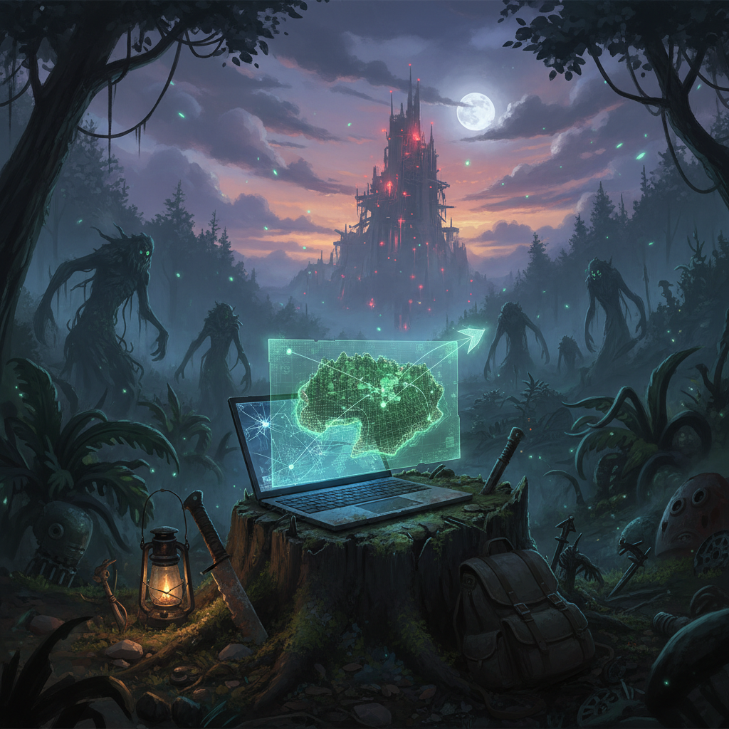 Sons of the Forest: Using the 'goto' Console Command and Coordinates — illustration