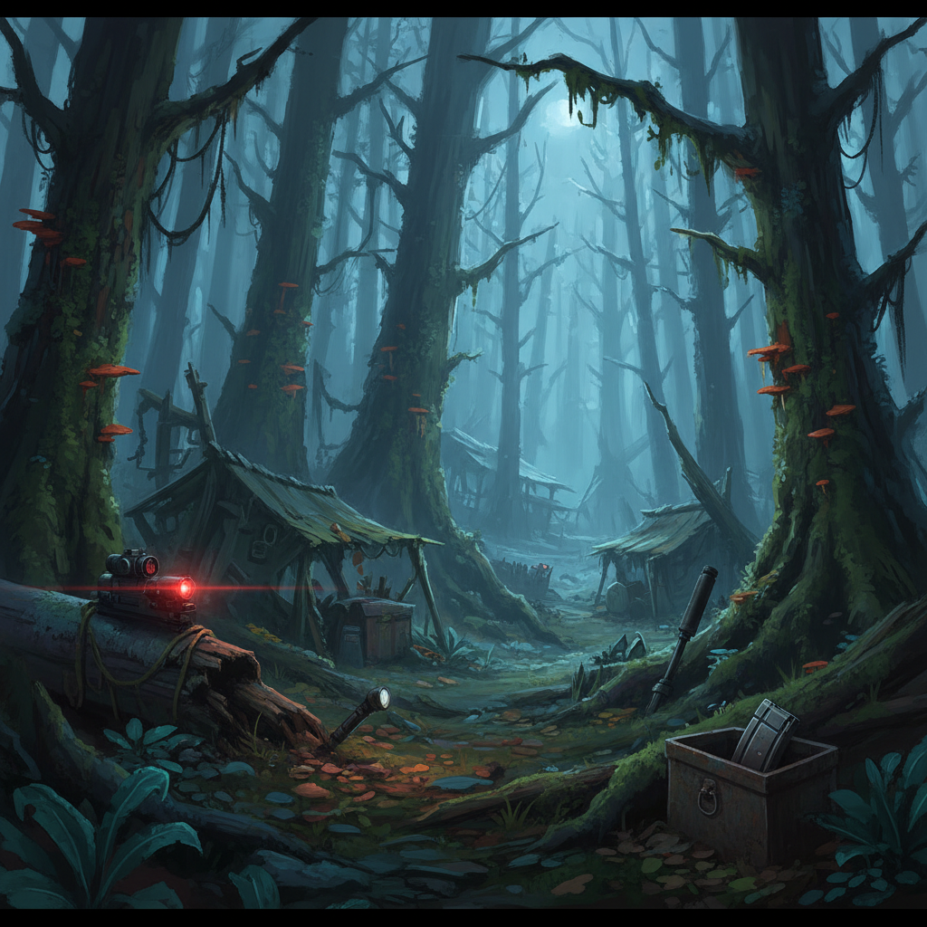Sons of the Forest Gun Parts Locations: Where to Find Weapon Attachments — illustration