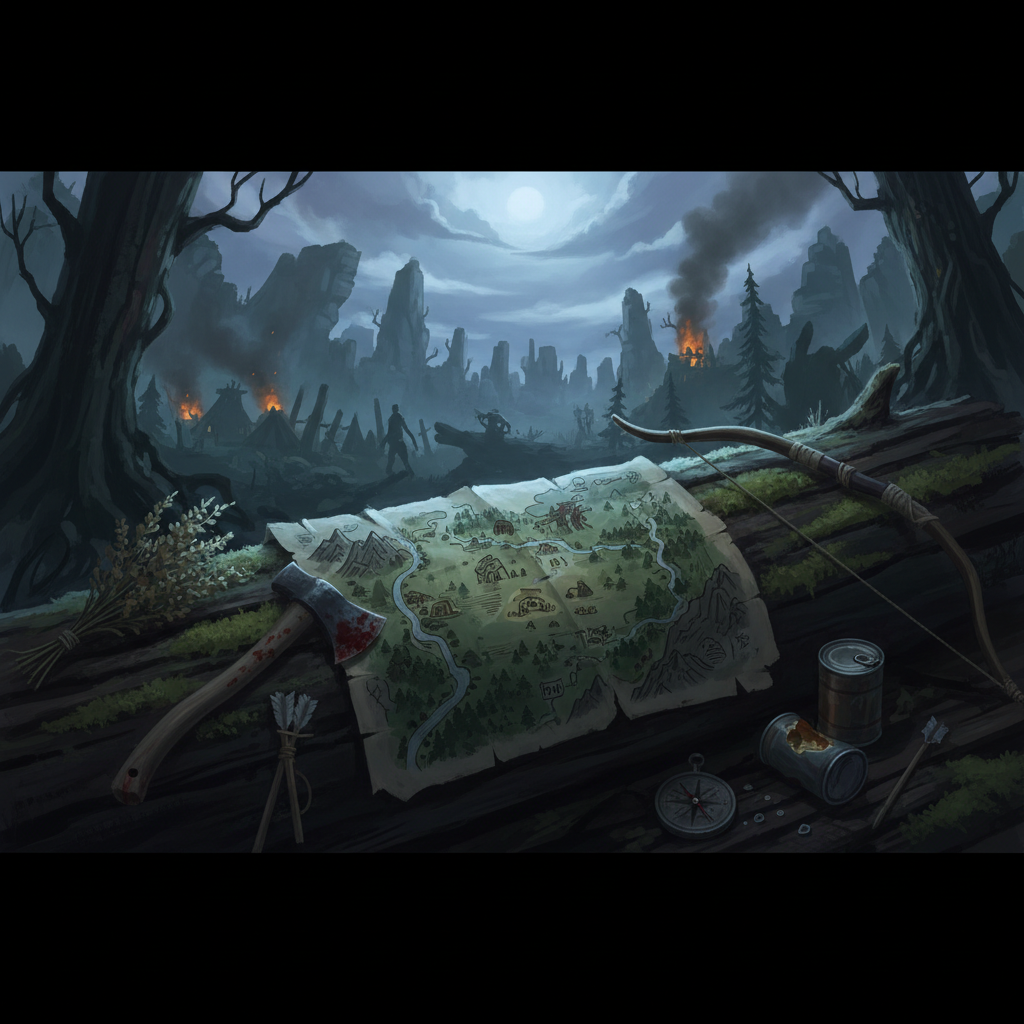 Sons of the Forest Map: Your Essential Guide to Navigation and Survival — illustration